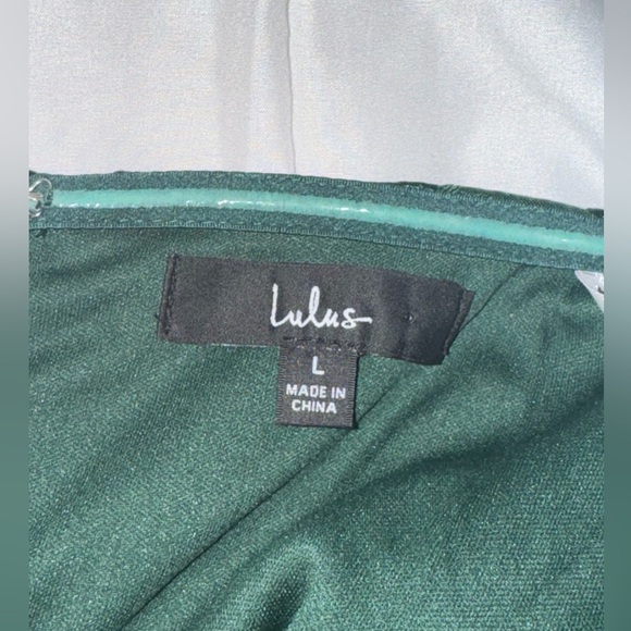 Lulus Made to Marvel Emerald Green Satin Jacquard Strapless Maxi Dress - Picture 6 of 8